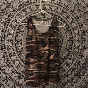 Camouflage tank top